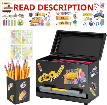 Pencil Dispenser & Desk Holder 5 Stickers