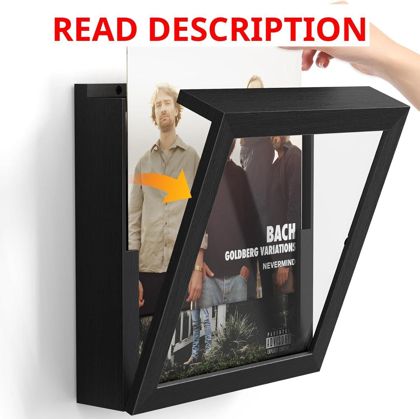 Emfogo Wall Vinyl Record Frame 20 LPs