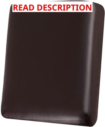 PU Leather Couch Cushion Covers Chocolate