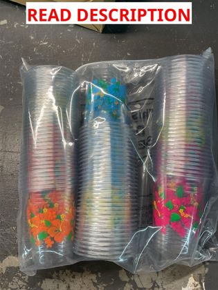 Festive clear cups