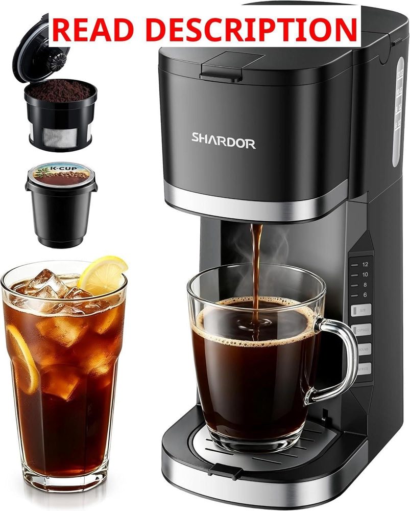 SHARDOR Mini Single-Serve Coffee Maker