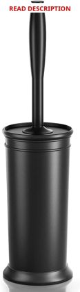 Toilet Brush with Long Handle Black 1 Set