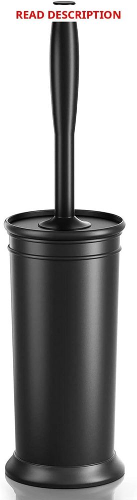 Toilet Brush with Long Handle Black 1 Set