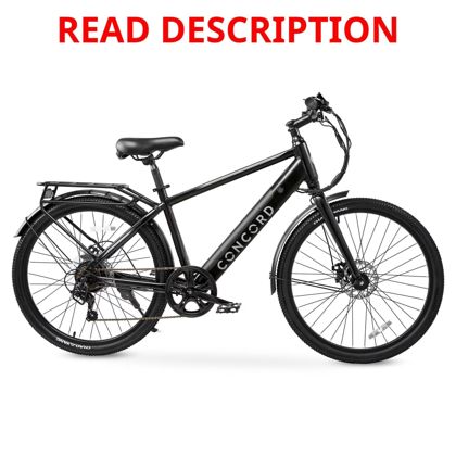 Concord Commutr 26" eBike 350W Rear Hub Black