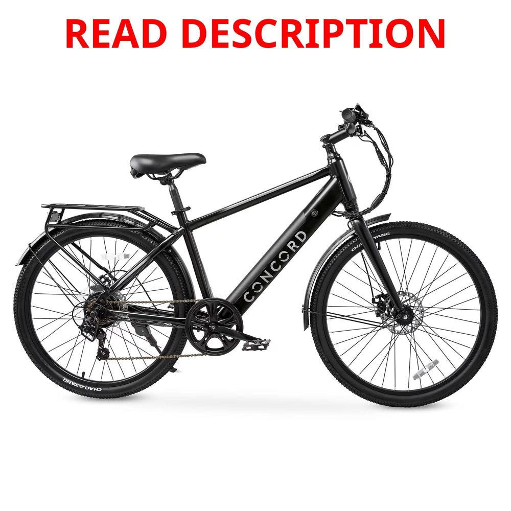 Concord Commutr 26" eBike 350W Rear Hub Black