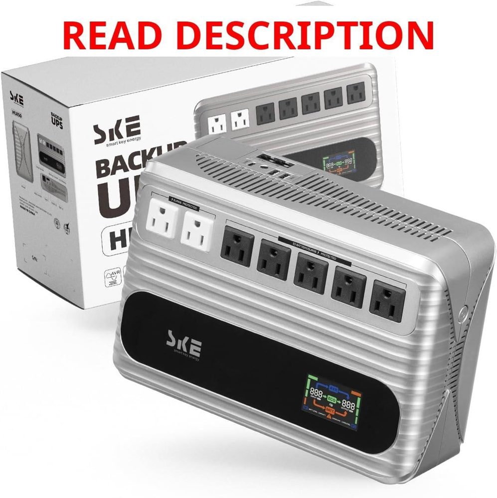 SKE Orion HL850 850VA UPS with LCD & 7 Outlets