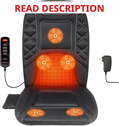 CARSHION Back Massager with Heat Cushion