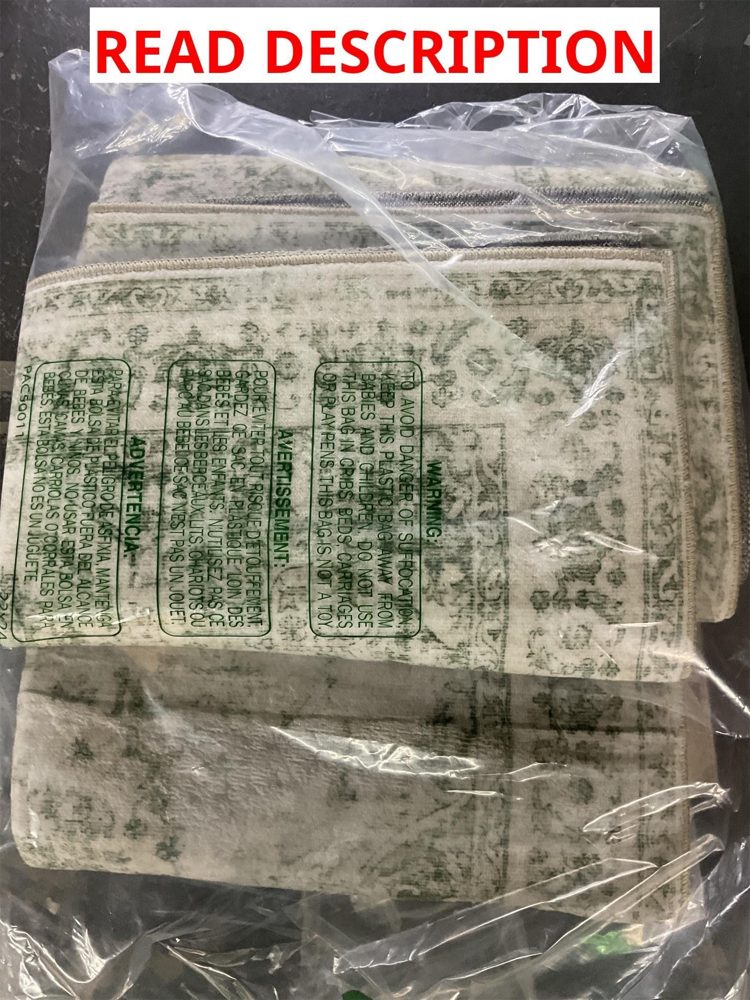 Oeko Tex Area Rug 2'x7'