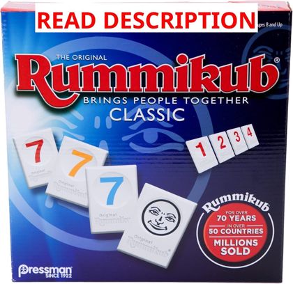 Pressman Rummikub: Original Rummy Tile Game