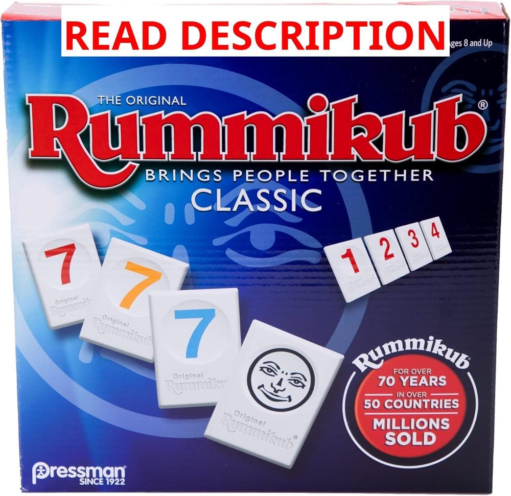 Pressman Rummikub: Original Rummy Tile Game