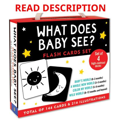 High Contrast Flash Cards (Set of 4) (Other)