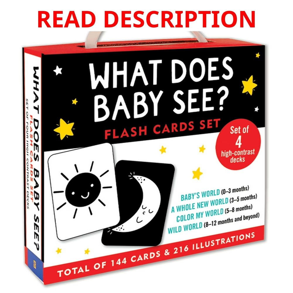 High Contrast Flash Cards (Set of 4) (Other)