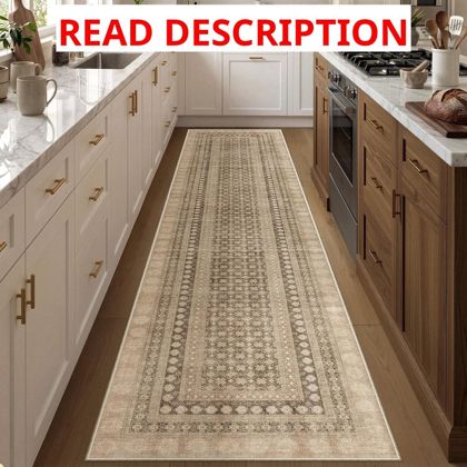 Soalmost Hallway Runner Rug 2x10 Brown