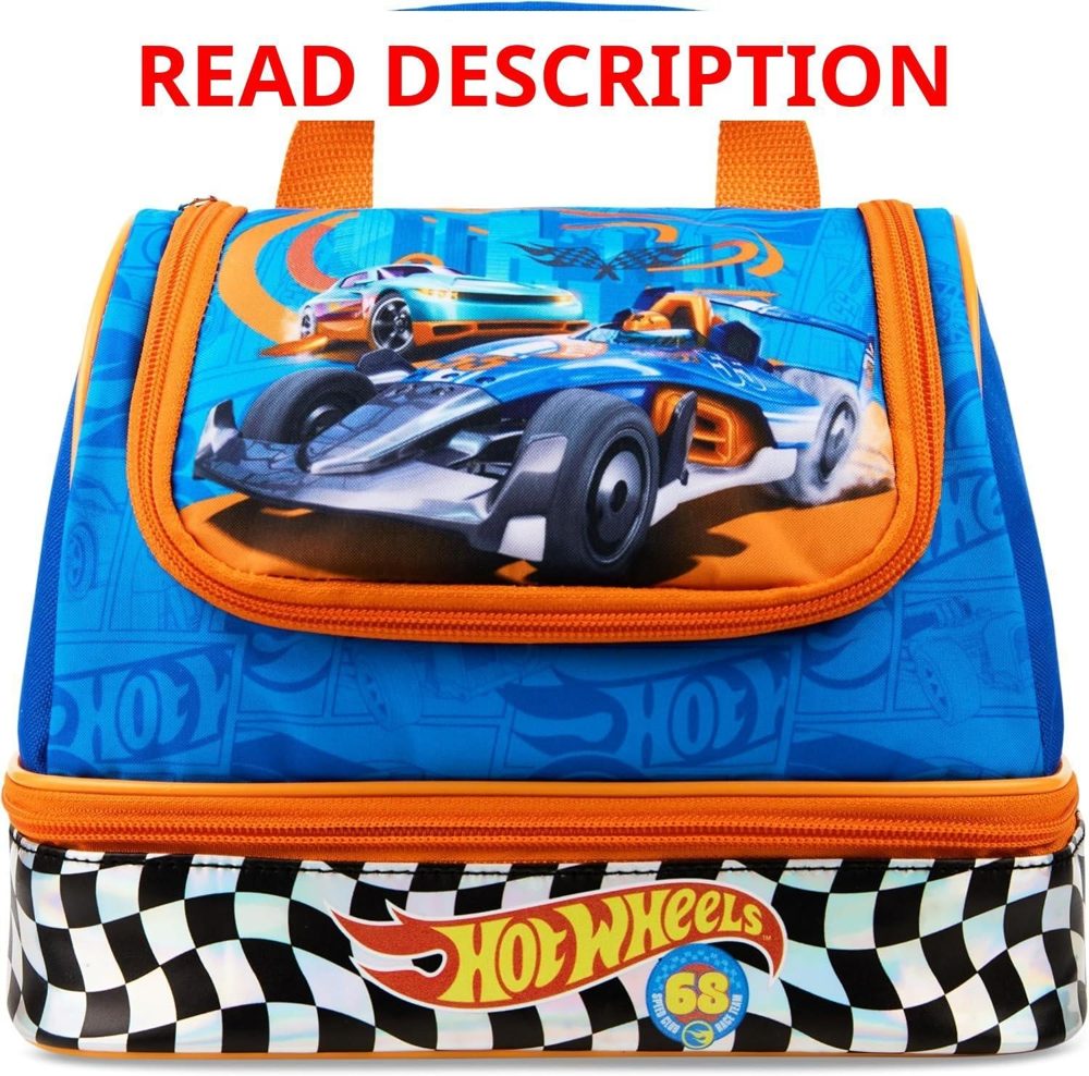 Hot Wheels Insulated Lunch Bag