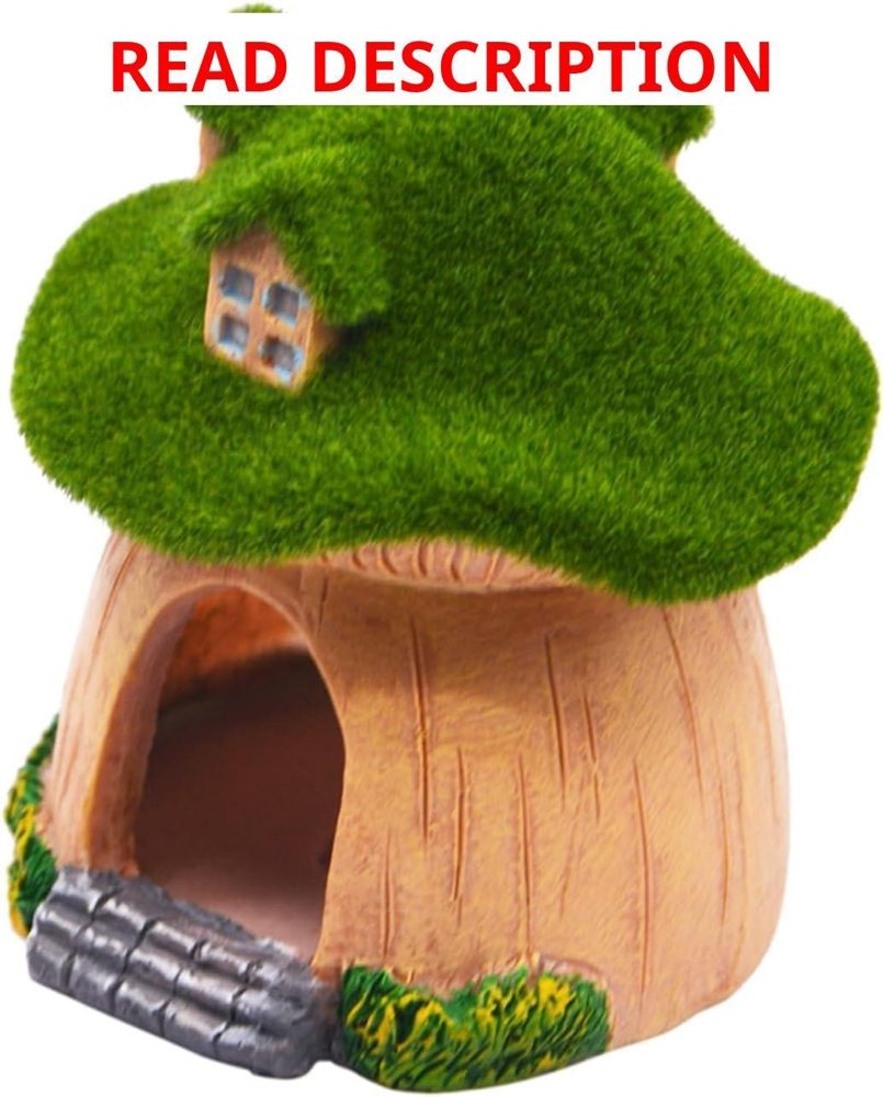 Aquarium Moss Mushroom Cave 3.78"