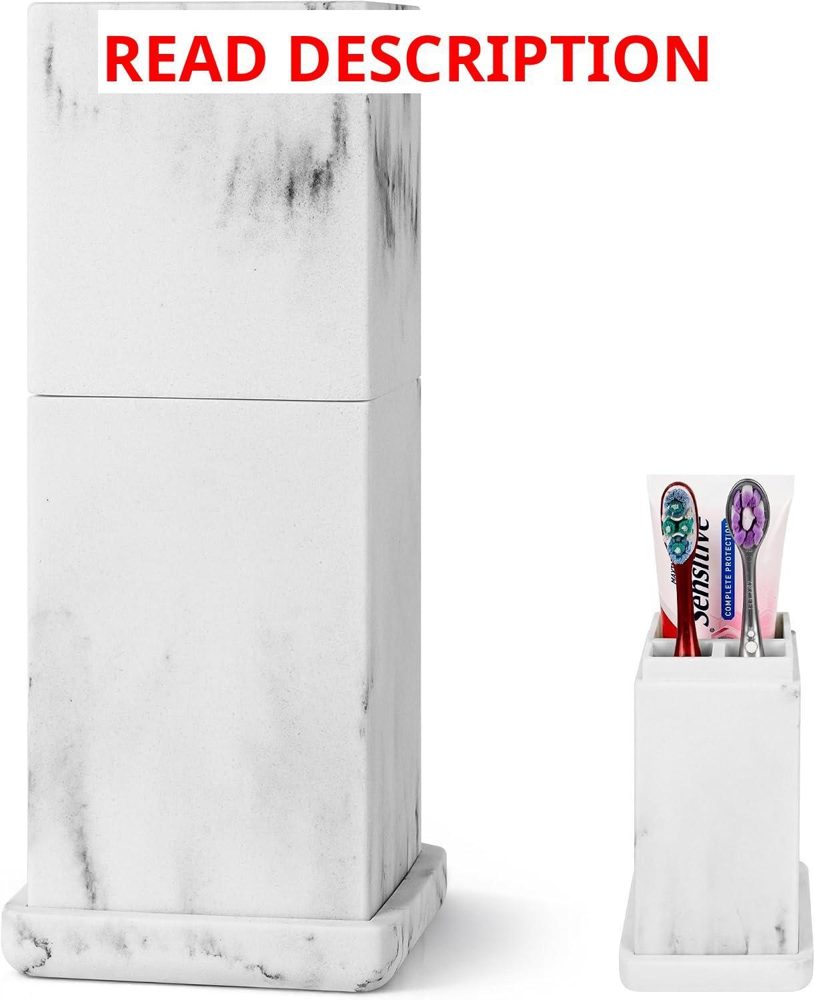 Linkidea 3-Slot Countertop Toothbrush Holder
