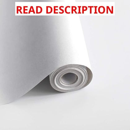 Safiyya 118"x17.7" Peel & Stick Wallpaper White