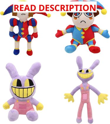 Amazing Digital Circus Plush 4pc Pomni Toy