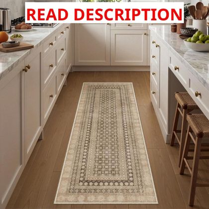 Soalmost 2x6 Kitchen Runner Rug Non-Slip