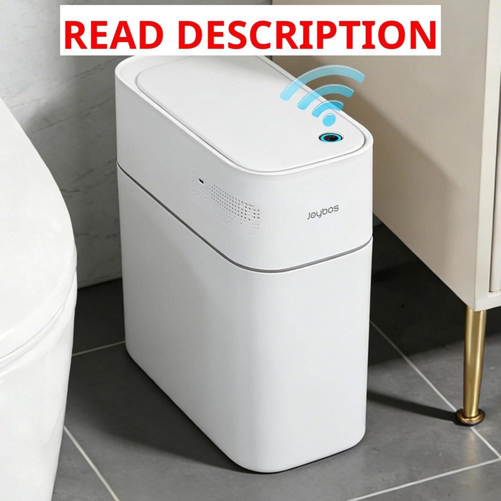 Joybos 3.5 Gal Slim Touchless Trash Can