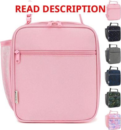GYEUKHAM Lunch Box Insulated Cooler Pink
