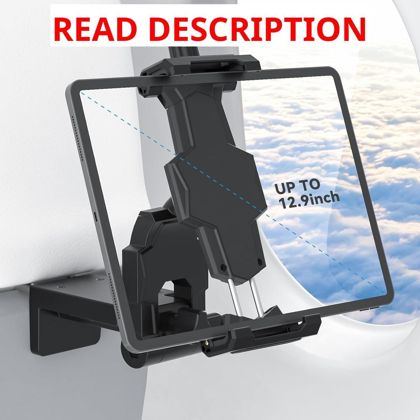 KDD Airplane Tablet Holder Mount 360 Stand
