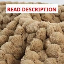Soft Fluffy Area Rug 50x180 cm Living Room - Beige