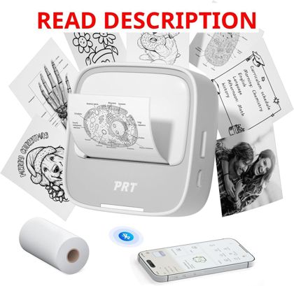 PRT Sticker Printer: Mini Bluetooth Labeler