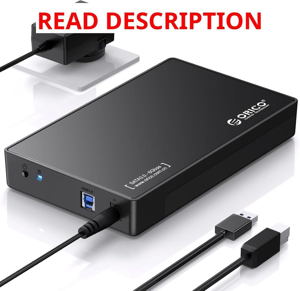 ORICO USB 3.0 3.5"/2.5" SATA HDD Enclosure