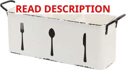 NIKKY HOME Farmhouse Utensil Holder