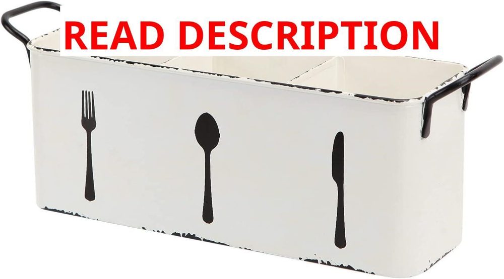 NIKKY HOME Farmhouse Utensil Holder