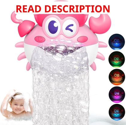 Rechargeable Crab Bath Toy with RGB Lights