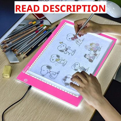 XIAOSTAR Light Box Drawing Pad A4 Pink