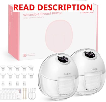 Nuliie S32 Wearable Breast Pump Hands-Free