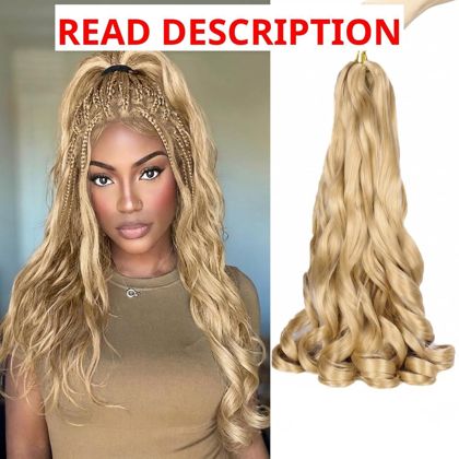 French Curl Hair Extensions 8 Packs 22 Inch