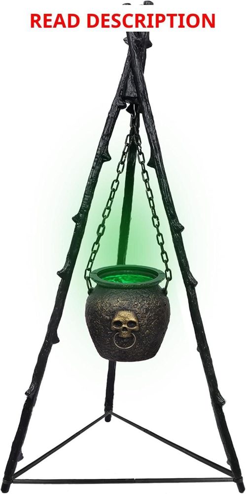 DR.DUDU 4.6ft Witches Cauldron Outdoor