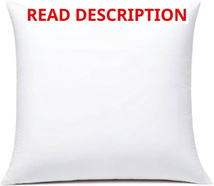 JIEITIVE Hypoallergenic Pillow Insert 18x18
