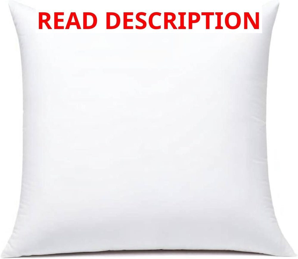 JIEITIVE Hypoallergenic Pillow Insert 18x18