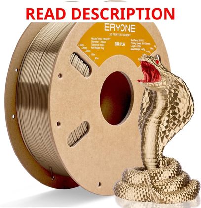 ERYONE Silk PLA Filament 3D Printer Champagne Gold