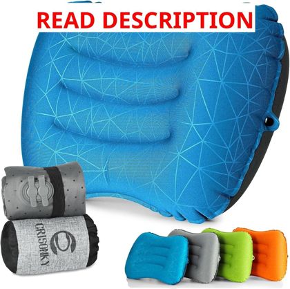 Crisonky Camping Pillow Pillow Navy Blue