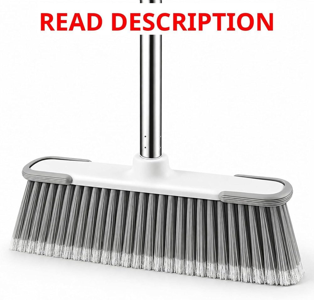 SetSail Indoor Soft Bristle Broom 52" Handle