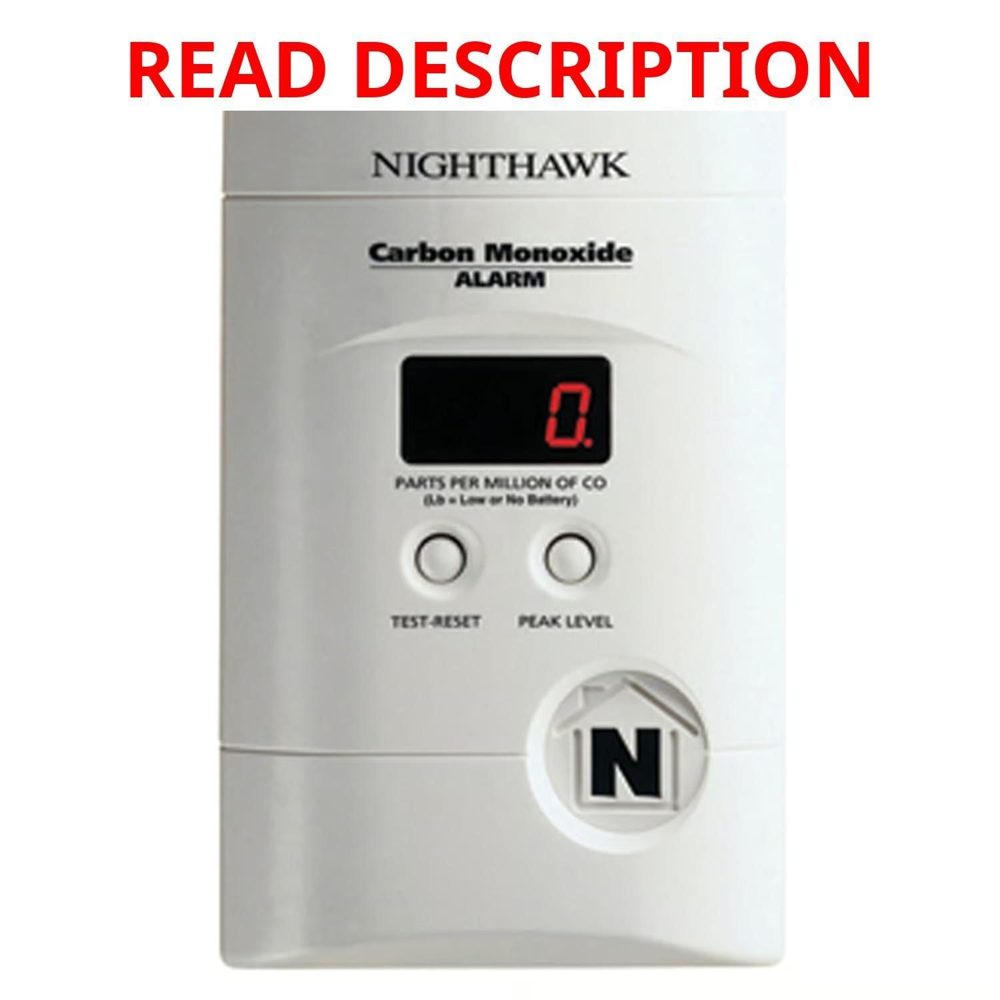 Kidde Nighthawk Plug-In CO Detector w/battery