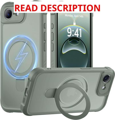 MOCCA iPhone 17e Case with Stand Calke Green
