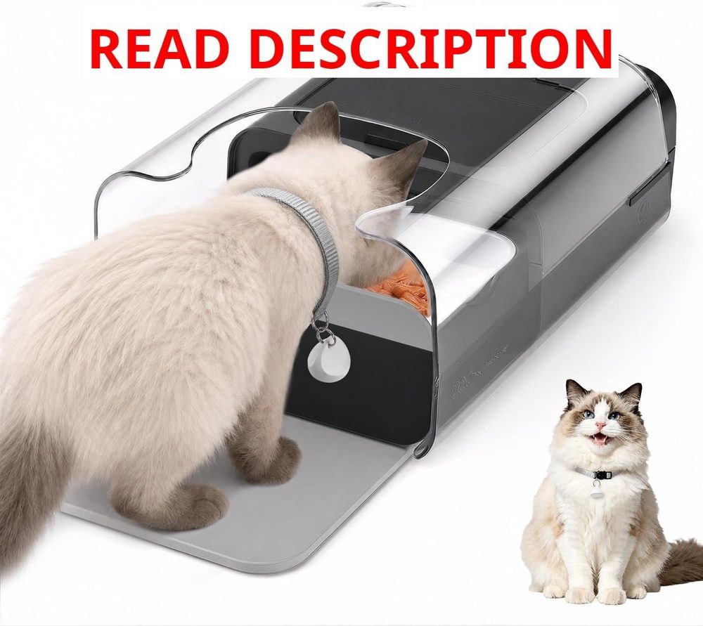 HEAPETS Automatic Cat Feeder with RFID Collar