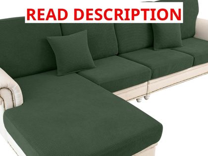 LA MEACK Couch Cushion Covers (Green)