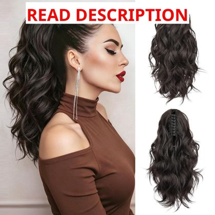 Lommel Clip-in Ponytail 16" Dark Brown