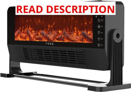 Fan Heater Desktop 3D Flame Quick Heating