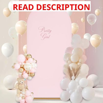 7.2FT Wedding Arch Cover Spandex Stand Covers