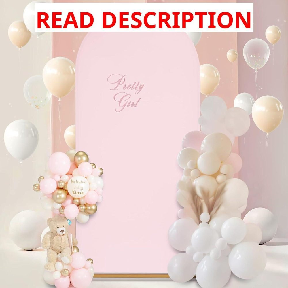 7.2FT Wedding Arch Cover Spandex Stand Covers