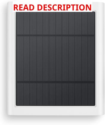 Solar Panel for Ring Camera 4W USB-C Plug Adapter